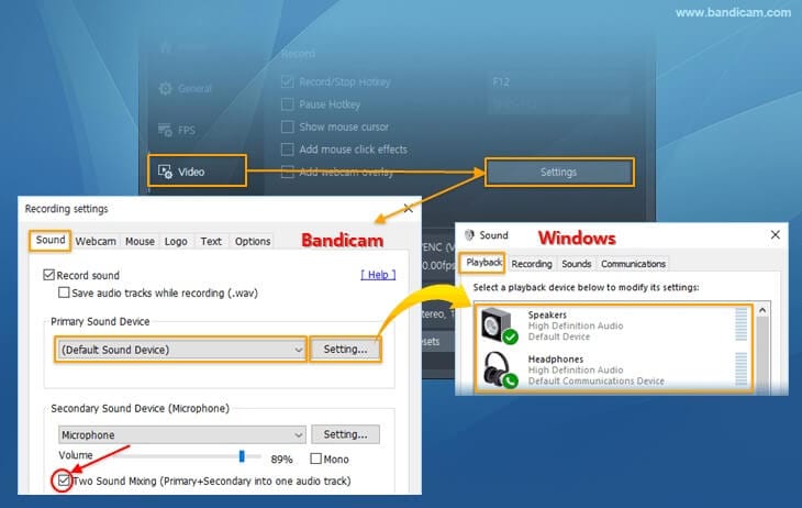 Record Discord Audio using Bandicam